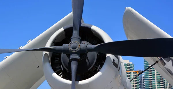 San Diego Usa Abril 2015 Douglas Skyraider Anteriormente Fue Avión —  Fotos de Stock