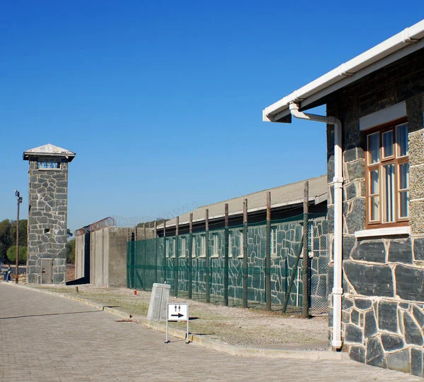 Cape Town Sudáfrica Noviembre 2009 Fuera Prisión Robben Island Donde — Foto de Stock