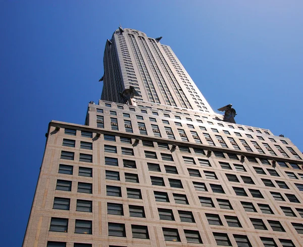 크라이슬러 전면의 Details Chrysler Building Facade New York 1931 엠파이어 — 스톡 사진