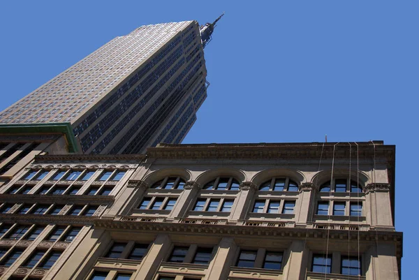 크라이슬러 전면의 Details Chrysler Building Facade New York 1931 엠파이어 — 스톡 사진