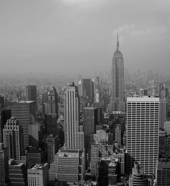 Skyline Van Midtown Manhattan New York City Met Herkenbare Wolkenkrabbers — Stockfoto