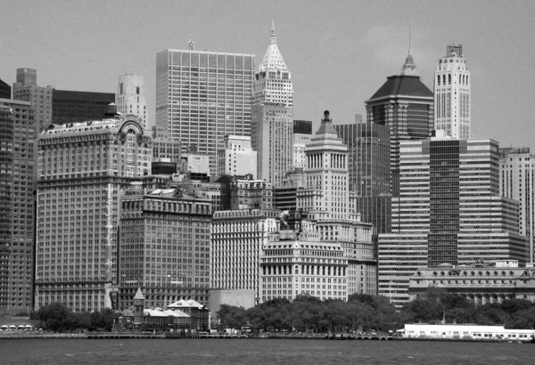 Nueva York City Octubre Bajo Manhattan También Conocido Como Downtown — Foto de Stock