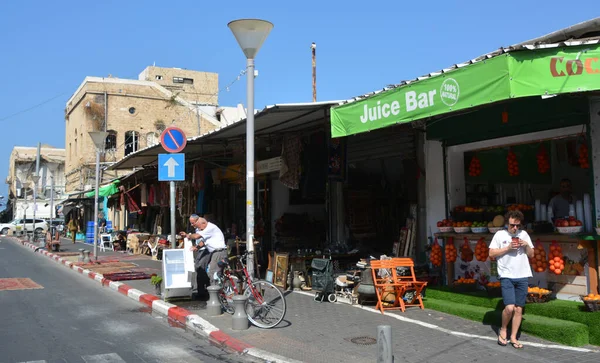 Jaffa Israel Jaffa Flea Market 급사는 중동의 협상에서 필수적 기술을 — 스톡 사진