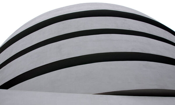 NEW YORK USA - OCTOBER 27 2013: Solomon R. Guggenheim Museum, or The Guggenheim home of a continuously expanding collection of Impressionist, Post-Impressionist, early Modern, and contemporary art  