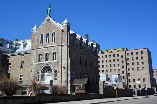 Монреаль Quebec Canada 2020 Hotel Dieu Montreal Founded 1645 First — стоковое фото