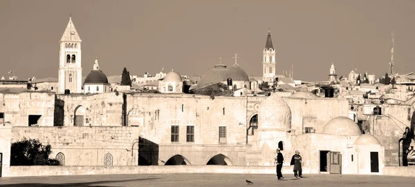 Jerusalem Israel Ashrafiyya Westelijke Noordelijke Zijden Van Het Terras Van — Stockfoto