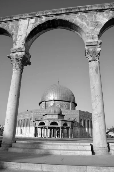 Єрусалим Ізраїль Храмова Гора Відома Соборна Святиня Єрусалима Розташована Старому — стокове фото