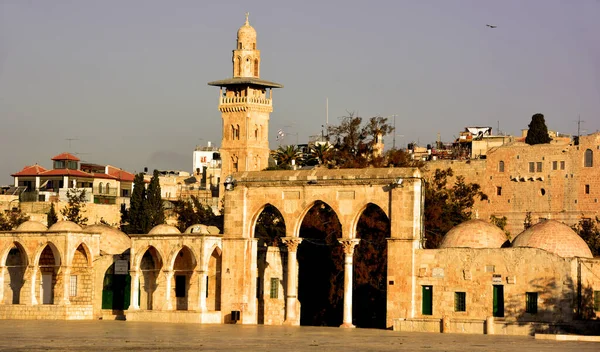 Jerusalem Israel Ashrafiyya Les Côtés Ouest Nord Terrasse Mont Temple — Photo