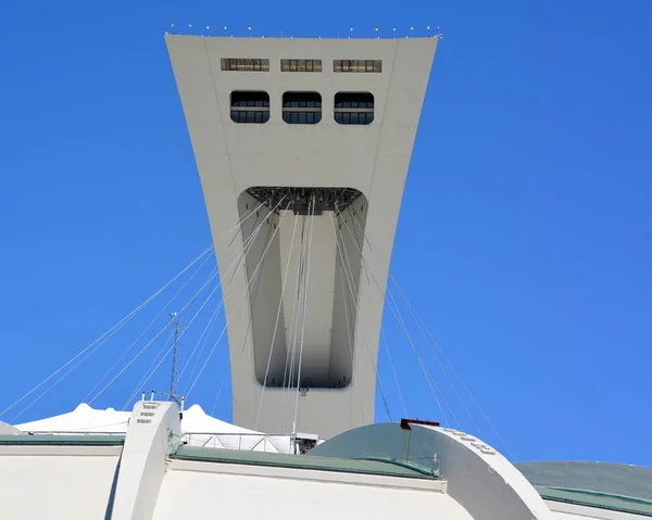 Montreal Quebec Canada 2020 System Retractable Kevlar Membrane Roof Olympic — Stock Photo, Image