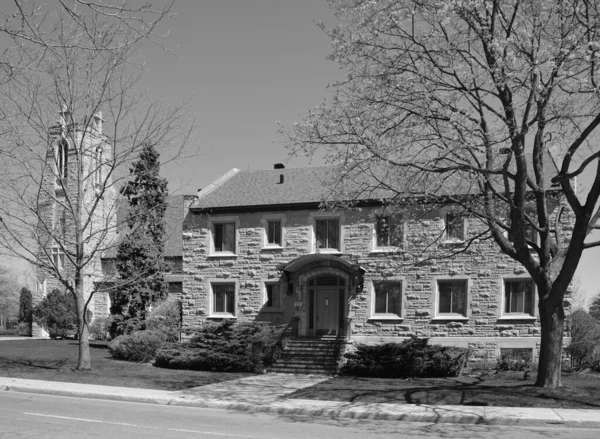 Montreal Quebec Canada 2020 Madonna Dell Annunciazione Chiesa Parrocchiale Ville — Foto Stock