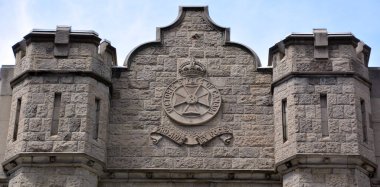 MONTREAL CANADA - 05: 12 2020: Le Alay de Maisonneuve, Kanada Ordusu 'nun birincil yedek piyade alayıdır. Alay, Kanada 'nın yirmi altıncı en kıdemli yedek piyade alayıdır. 