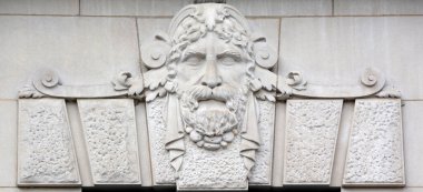 MONTREAL CANADA - 05 07 2020: Art Nouveau 'nun Detayları, özellikle 1890 ve 1910 yılları arasında en popüler olan uluslararası sanat, mimari ve uygulamalı sanattır.