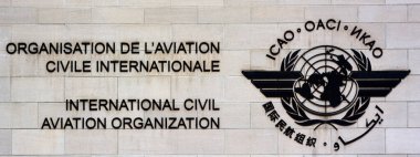 MONTREAL QUEBEC CANADA - 05 07 2020: Uluslararası Sivil Havacılık Örgütü (ICAO) Binası da çeşitli havayolları ve Uluslararası Hava Taşımacılık Derneği 'nin IATA genel merkezini barındırdı.