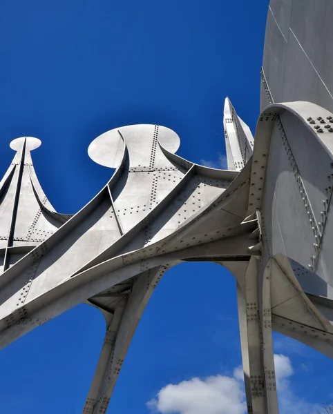 Montreal Canada 2020 Scultura Alexander Calder Homme French Uomo Una — Foto Stock