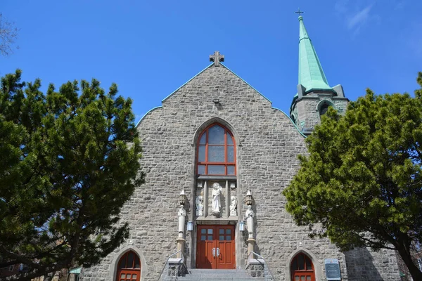 Montreal Quebec Canada 2020 Oprichting Van Heilige Verceil Katholieke Parochie — Stockfoto