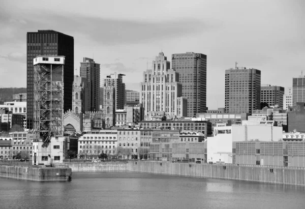 Montreal Canada 2020 Oud Centrum Montreal Het Centrale Zakendistrict Van — Stockfoto