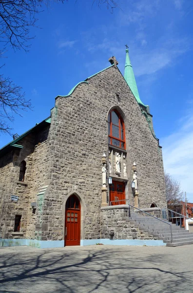 Montreal Quebec Canada 2020 Establishment Saint Verceil Catholic Parish 1897 — 图库照片#