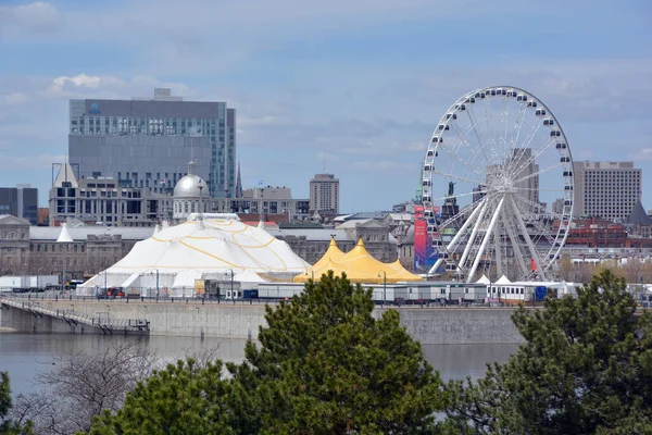 Montreal Quebec Canada 2020 2020 Same Sky Show Tent Old — стокове фото