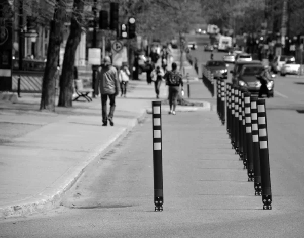 Montreal Quebec Canada 2020 Downtown Montreal Monkland Street Sanitairy Corridor — Zdjęcie stockowe