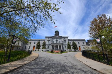 MONTREAL QUEBEC CANADA - 05 20 2020: Campus McGill University is an English-language public research university. It was officially founded by royal charter issued by King George IV in 1821.