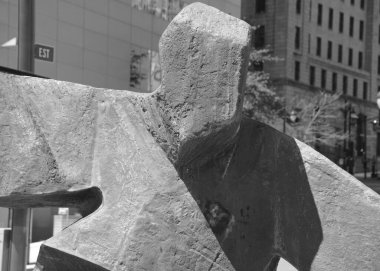 MONTREAL QUEBEC CANADA - 05 20 2020: Ju Ming Taichi by Ju Ming is a Taiwanese sculptor who attained fame in Taiwan