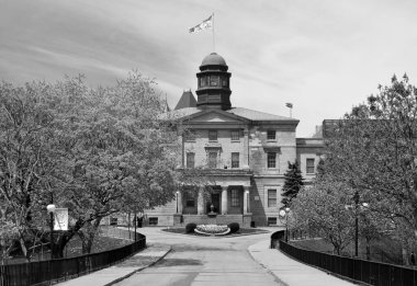 MONTREAL QUEBEC CANADA - 05 20 2020: Campus McGill University is an English-language public research university. It was officially founded by royal charter issued by King George IV in 1821.