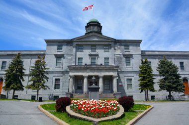 MONTREAL QUEBEC CANADA - 05 20 2020: Campus McGill University is an English-language public research university. It was officially founded by royal charter issued by King George IV in 1821.
