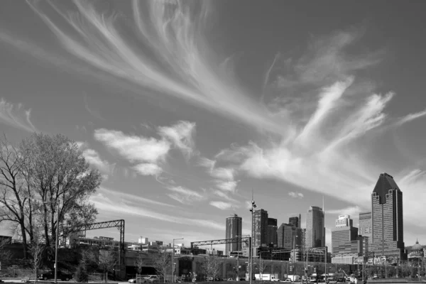 Montreal Canada 2020 Old Downtown Montreal Central Business District Montreal — Fotografia de Stock