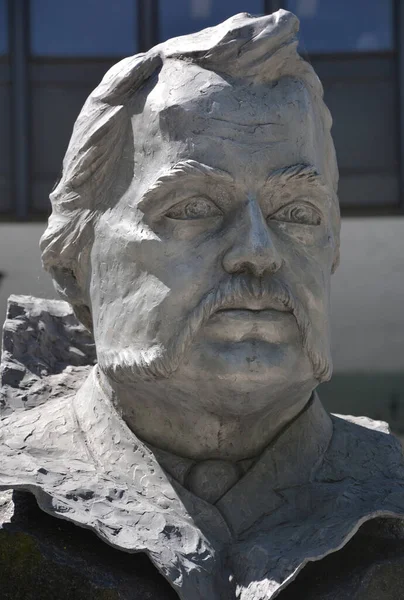 Monument Van Beroemde Man Montreal Canada — Stockfoto