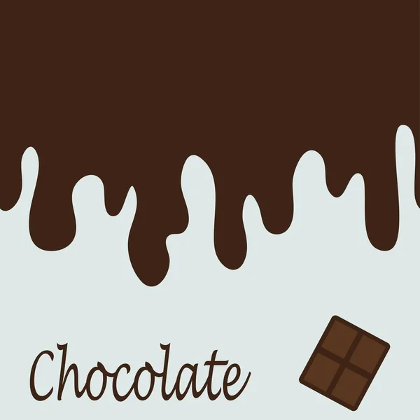Braune Streifen Schokolade. Vektor nahtlose Banner. Verpackung — Stockvektor