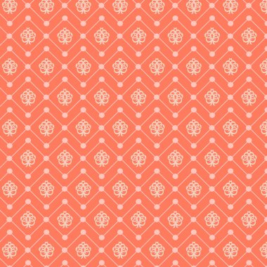 Soyut seamless modeli. Vektör arka planda turuncu ve beyaz renkler.