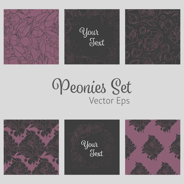 Vektör çiçek tasarım ile ayarla.