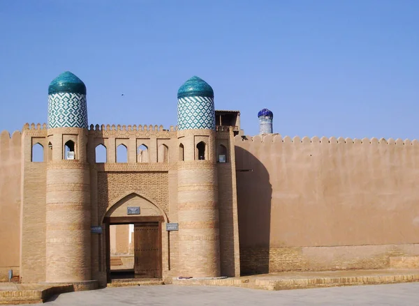 Ουζμπεκιστάν, περιφέρεια Horezm Khiva. Kunya-Ark Ακρόπολη στην Khiva — Φωτογραφία Αρχείου