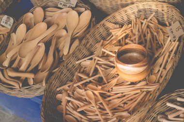 Ahşap mutfak eşyaları el sanatları