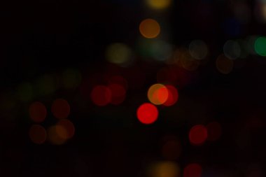 Işıkların bulanık görüntü