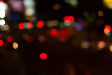 Işıkların bulanık görüntü