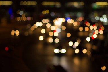 Işıkların bulanık görüntü