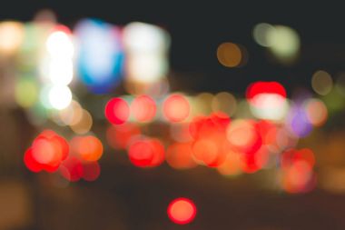 Işıkların bulanık görüntü