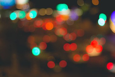 Işıkların bulanık görüntü