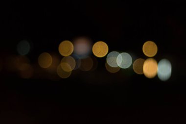 Işıkların bulanık görüntü