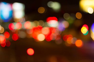 Işıkların bulanık görüntü