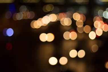 Işıkların bulanık görüntü