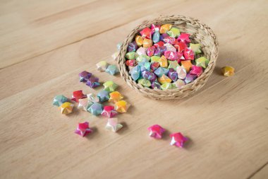 kağıt kat renkli Noel yıldız 