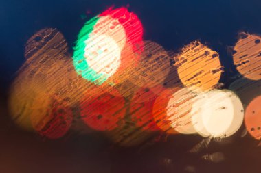 Işıkların bulanık görüntü