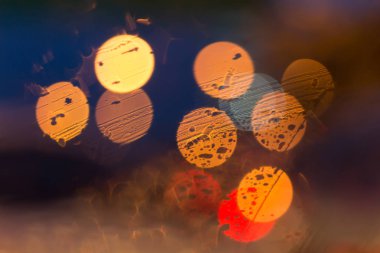 Işıkların bulanık görüntü