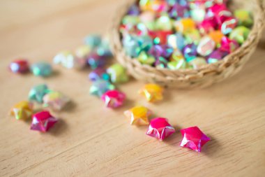 kağıt kat renkli Noel yıldız 