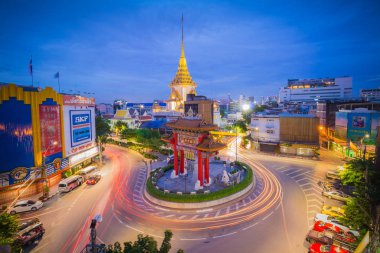 Gateway Arch (Odeon Daire) landmark Bangkok Çin mahallesini