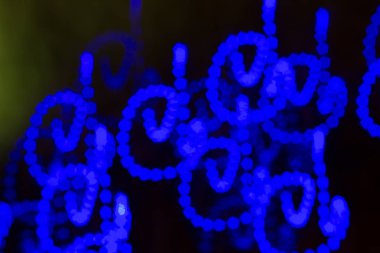 Festival ışıkların bulanık görüntü