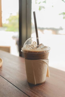 Buzlu kahve dinlenmek zaman