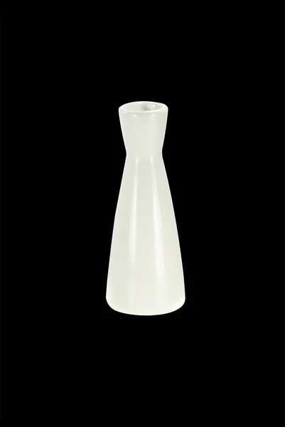 Jarra de crema de cerámica aislada — Foto de Stock